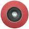 Weiler 7" Tiger Ceramic Abrasive Flap Disc, Conical (TY29), 40C, 5/8"-11 UNC 50113 - alternate 2